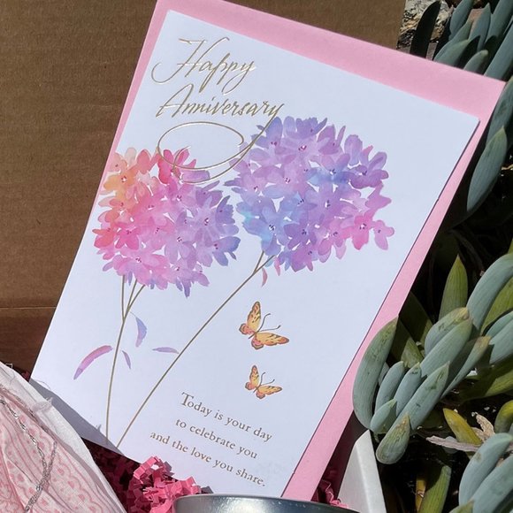 Anniversary Gift Set Butterfly Necklace Scarf Cand - Picture 7 of 7